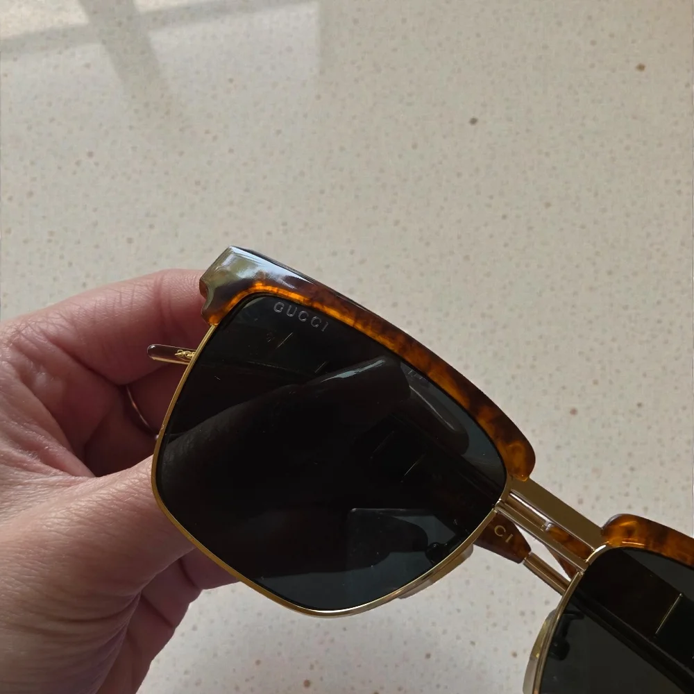 EUC Gucci GG0603S 56mm Tortoise & Gold AUTHENTIC